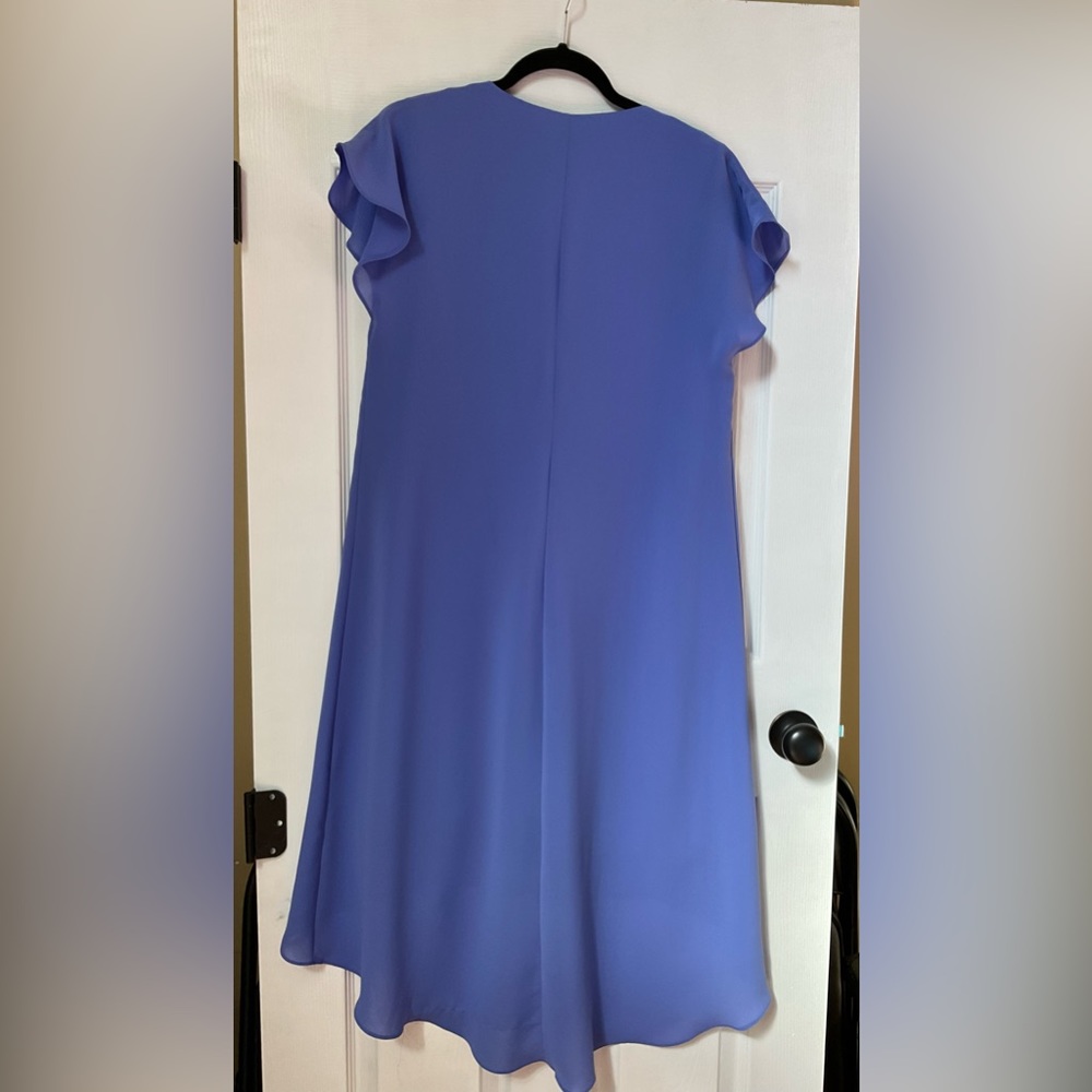 NWT Ruffle V-Neck Short Dress
Periwinkle - Soma Size M - Picture 7 of 8